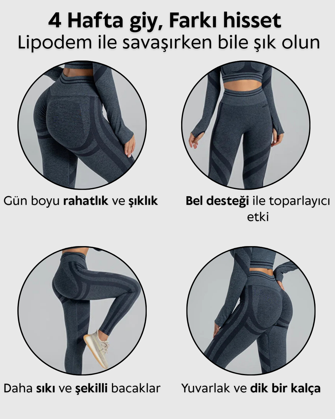 3'lü Etki Taytı Selülit, Varis, Lipödem