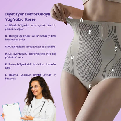 Yağ Yakıcı ve Sıkılaştırıcı Korse