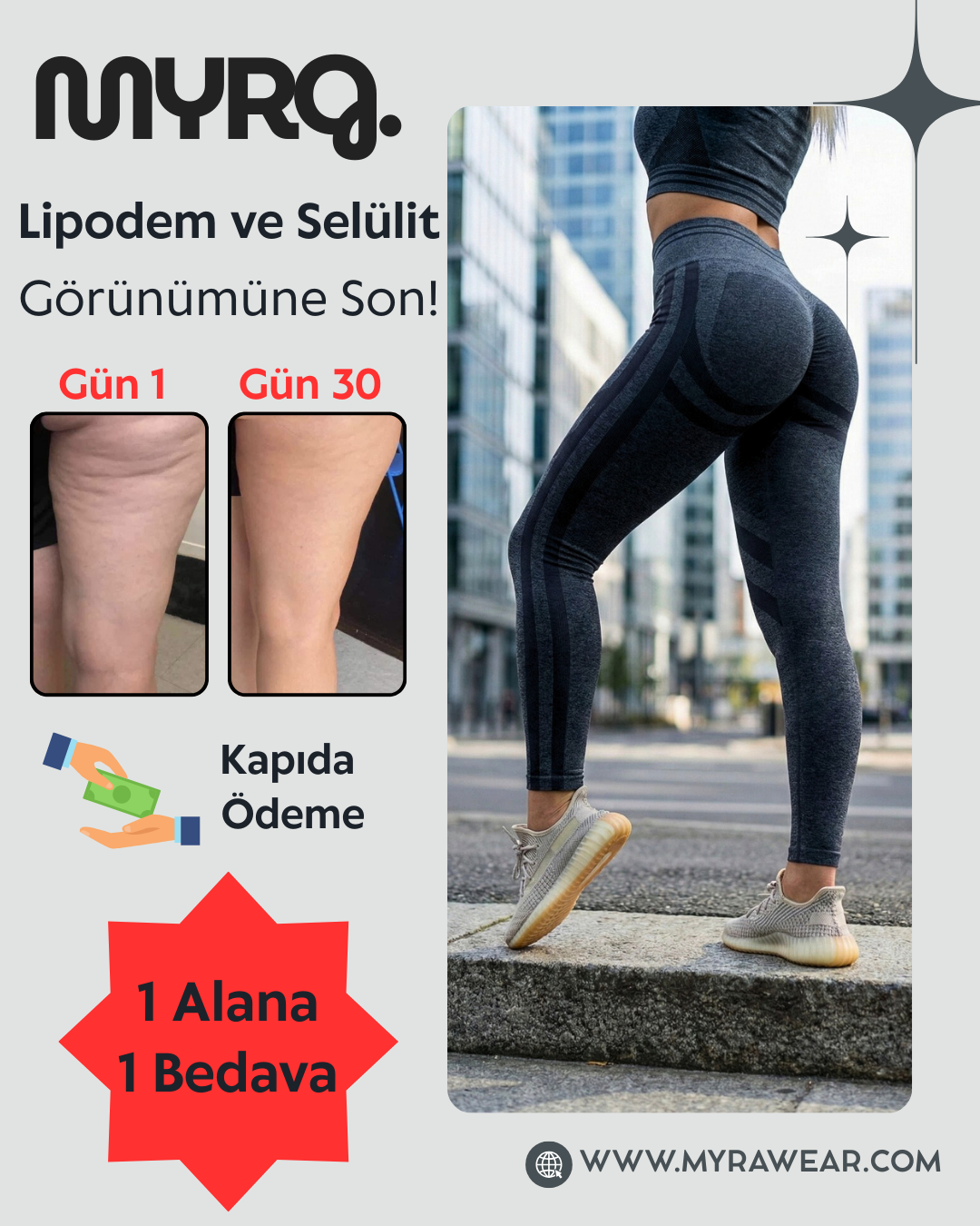 3'lü Etki Taytı Selülit, Varis, Lipödem